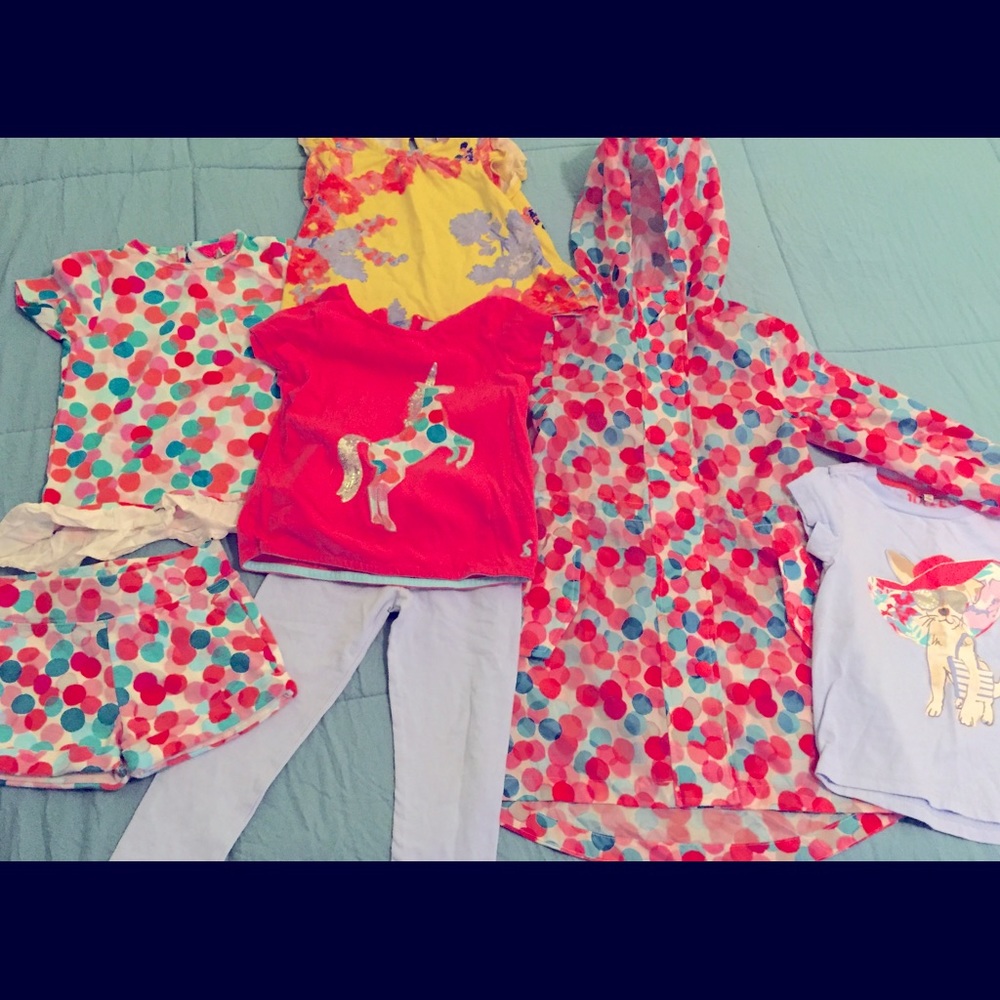 Joules coordinating 7 piece Bundle size 4t